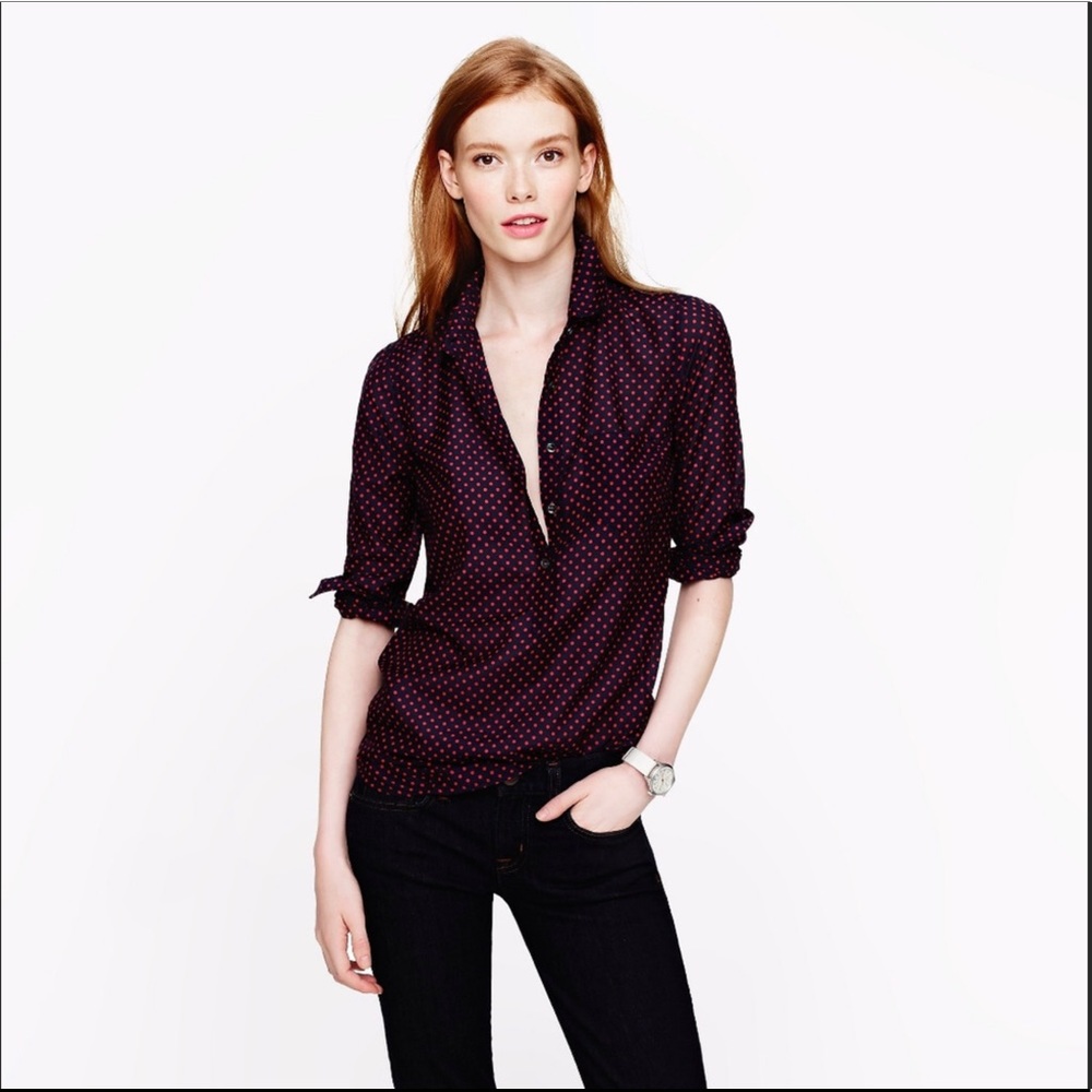 J.Crew Cotton-Silk Blouse